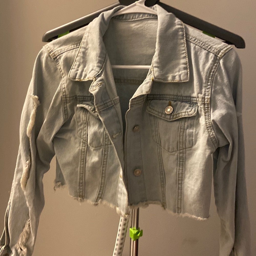 Cropped Jean jacket